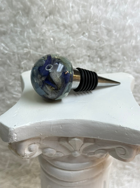 Resin Floral Wine Cork