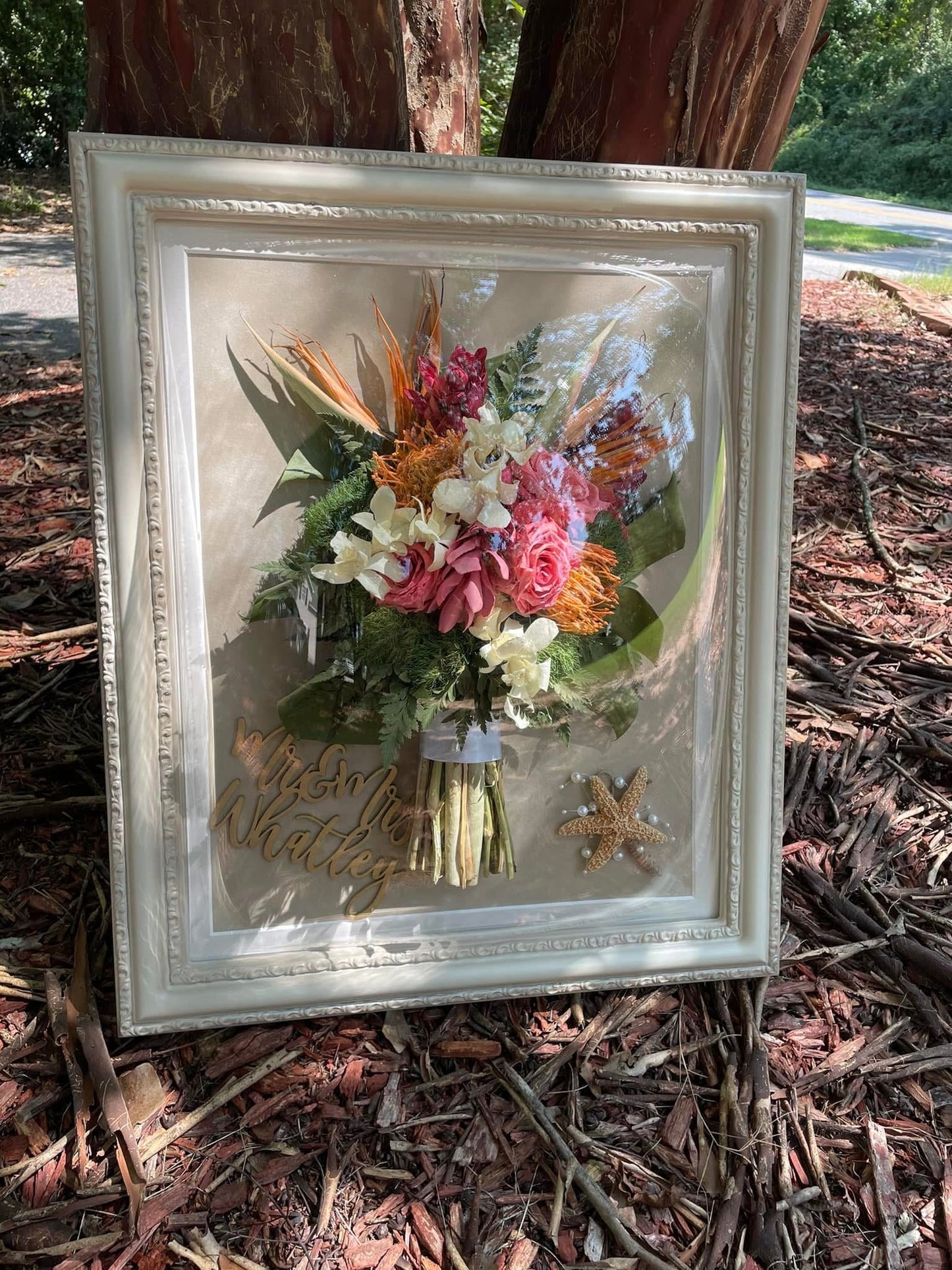 Custom Framed Bouquets