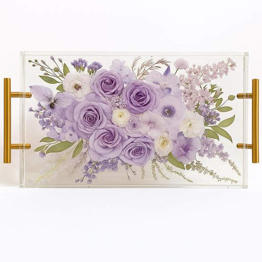 12x16 Deep Resin Serving Tray