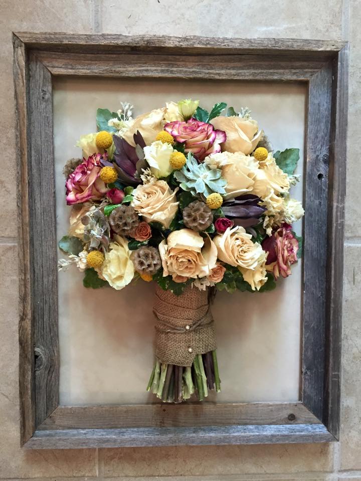 Rectangle Barnwood Style Frame with Dome Cover