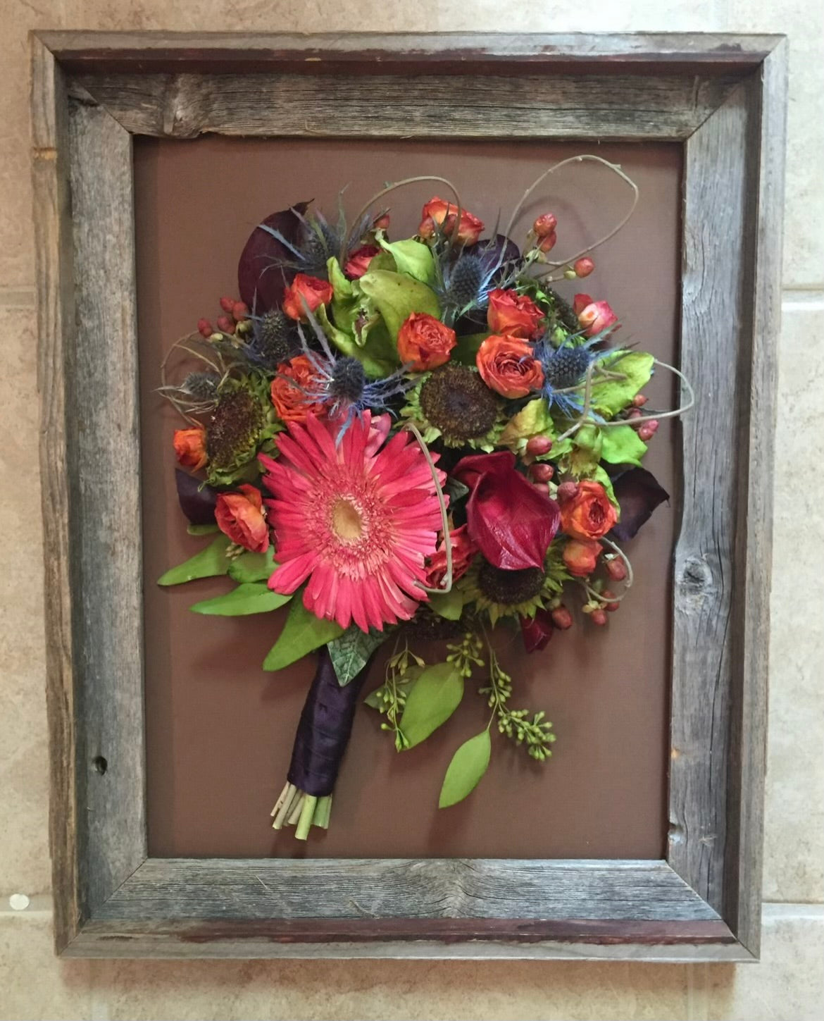 Custom Framed Bouquets