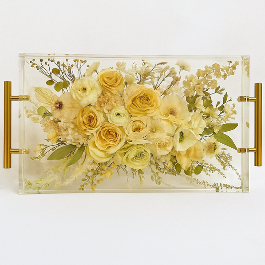 12x16 Deep Resin Serving Tray