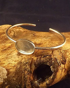 Bangle With Solid Back Perfect For Resin