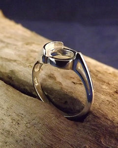 Silver Ring To Fit An 8mm Stone