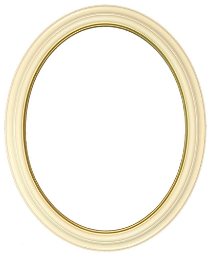 Classic Series 5 Wide 11x14 Oval Frames with Gold Lip (2)